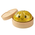 Colorful 6 Styles Glitter Dumpling Glitter Dumpling Squishy with Box Dumplings Sensory Squeeze Toy for Stress Relief Toys