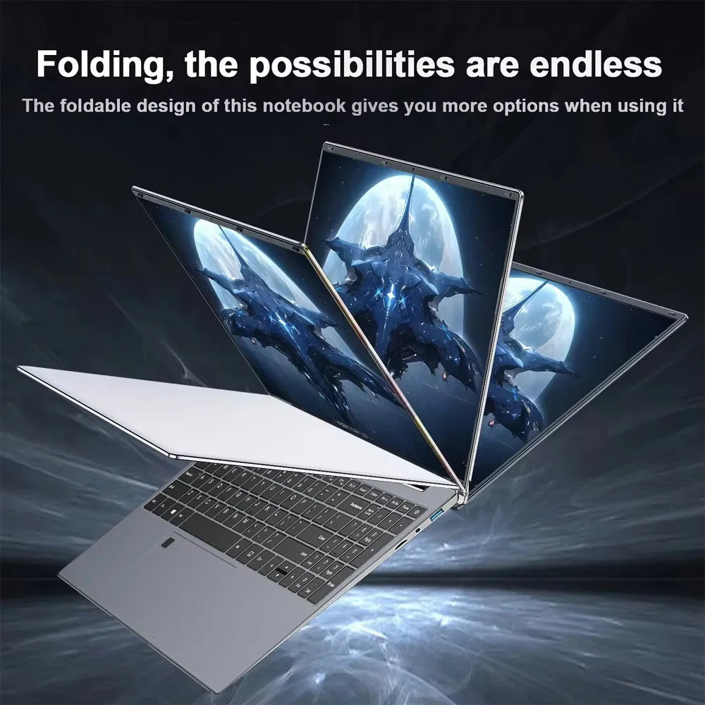 2026 15.6" Windows 11 i9 Laptop Computer Intel Core i9 10980HK 16GB 1TB Laptops Office Computer Fingerprint Unlock Notebook PC