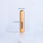 5 Pieces 5 ml Mini Refillable Perfume Sprayer Aluminum Perfume Bottle Portable Perfume Spray Bottle Travel Perfume Mini Bottle