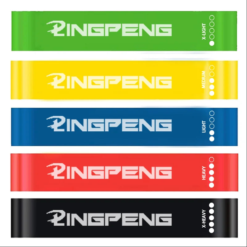 Different Resistance Bands Yoga Band Fitness Exercise Training Hip Tension Band Leg Squat Dance Elastic Loop Stretch Band