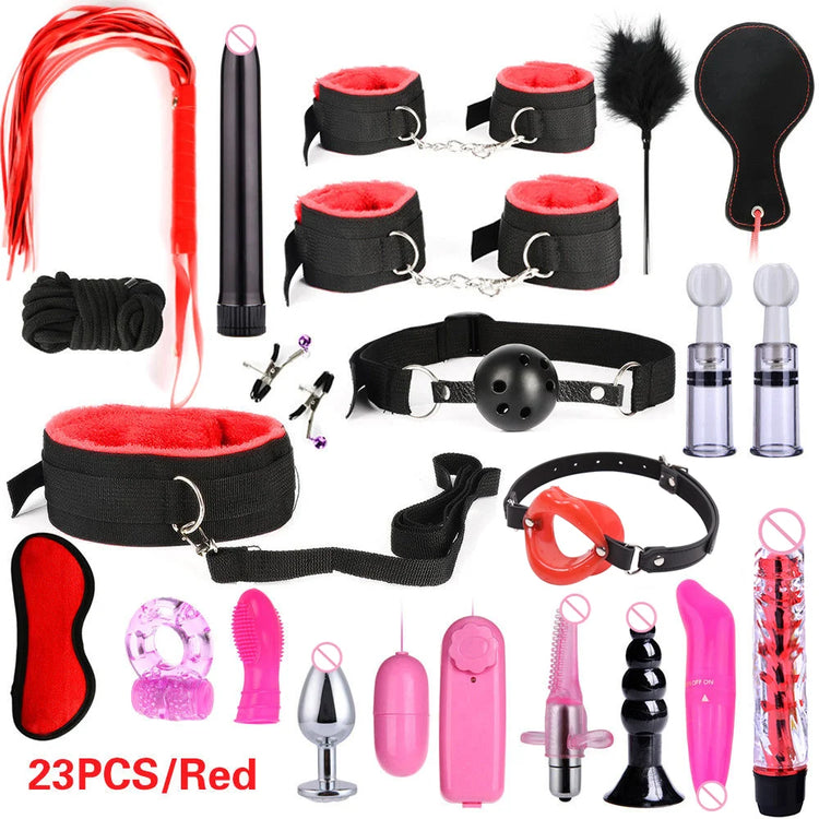 Sex toys for women BDSM sexual couples kit Adult Sexy Toys sexyshop erotic accessories handcuffs for session Anal plug sex game