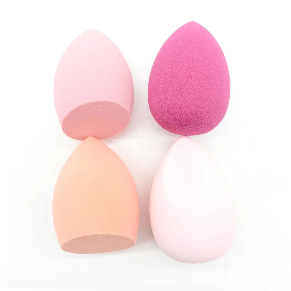 4pcs Makeup Sponge Powder Puff Dry and Wet Combined Beauty Cosmetic Egg Foundation Powder Puff Bevel Cut Make Up Sponge Tools
