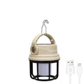 LED Camping Lantern USB Rechargeable Portable Lamp Bulb Flashlight with Power Display Emergency Light for Outdoors Fishing