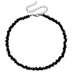 Transparent Crystal Irregular Beaded Choker Necklace for Women Korean Collarbone Clavicle Chain on the Neck Collar Jewelry