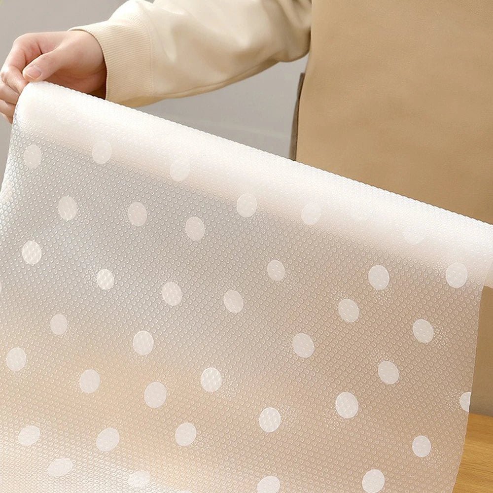 Silicone Anti-slip Mat Non-stick Anti-slip Mat Thickened Drawer Liner for Dressing Table Bathroom Cabinet Tableware Storage Mat