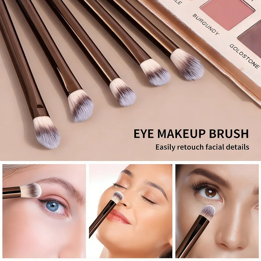13 pcs Makeup Brush Set, Dense Bristles, Aluminum Alloy Handle, Suitable for All Skin Types