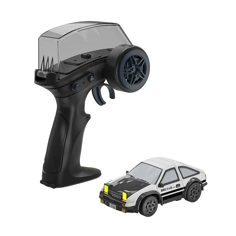 1:64 Desktop RC Drift Car 2.4G High-Speed Racing Car Four-Wheel Mini Desktop Remote Control Car Electric Toy for Game Party Gift