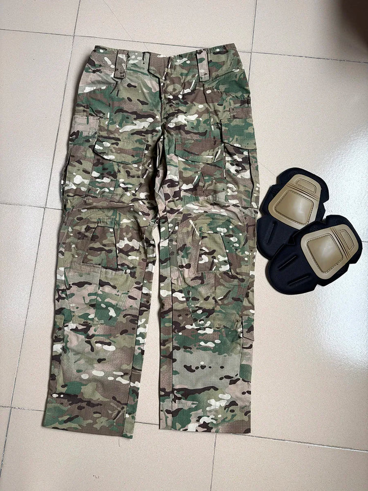 Multi-Cam Full Suit, Single Pants, MC, MultiCam, All Terrain, CP Work, Long Pants, G3 Tactical Pants, Gen3 Frog Suit Top