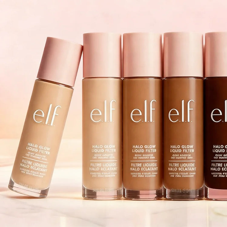E.l.f Halo Glow Liquid Filter Luminous Hydrating Buildable Coverage Natural Radiant Light Daily Face Makeup for All Skin Tones