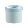 Portable Round Silicone Freezer Ice Making Bucket Mold Easy Release Fast Freeze Homemade Ice Cube Container Space Saving Tool