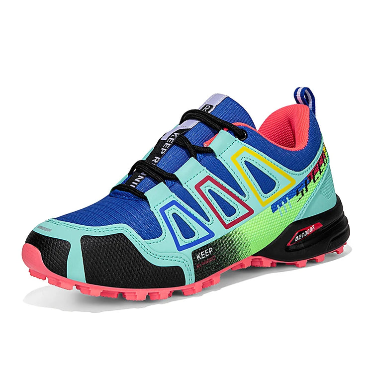 Men Hiking Shoes Waterproof Women Outdoor Trainers Lace-up Climbing Trekking Sneakers Mountain Walking Hunting Tactical Boots