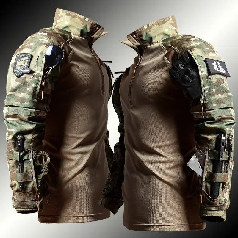 Tactical Suits Men Airsoft Hunting Clothes Paintball Military Sets Assault Shirts Special Forces Pants Outdoor Combat Uniform