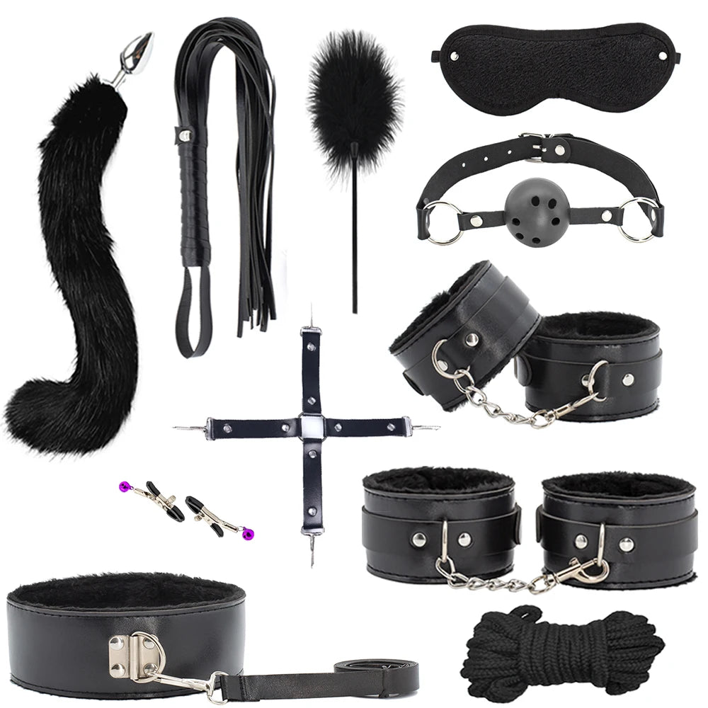 Sex toys for women BDSM sexual couples kit Adult Sexy Toys sexyshop erotic accessories handcuffs for session Anal plug sex game