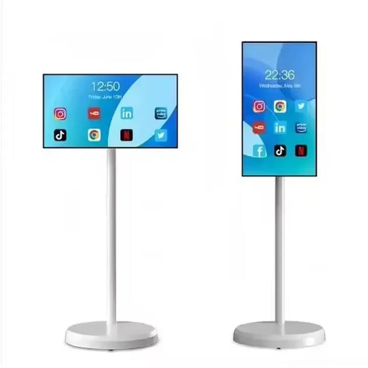 27 Inch Portable Smart TV Touch Screen Rechargeable Wireless Display Monitor for Indoor Outdoor Home Camping Travel Use