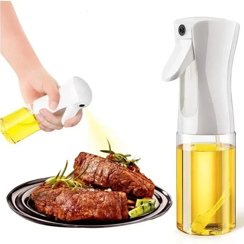 200ml/300ml500ml Oil Spray Bottle Kitchen BBQ Cooking Oil Kettle Baking Roasting Picnic Cooking Supplies Sauce Sprayer Container