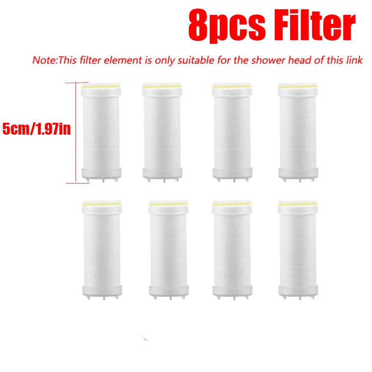 4 Modes Self-cleaning Shower Head with Silicone Brush One-Key Stop Water Massage High Pressure ABS Showerhead with Filter