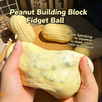 ASMR  Peanut Squishy Crunchy Building Block Stress Ball Squeeze Handmade Squeeze Ball Buttery-Soft Feel Fidget for Party Gifts