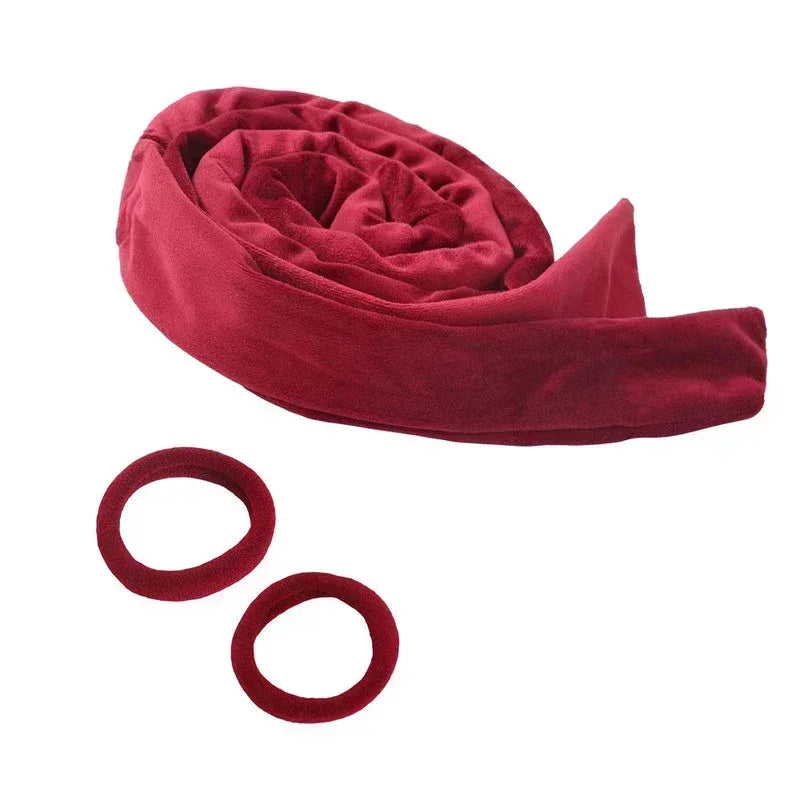 Heatless Curling Rod Headband No Heat Hair Curlers Ribbon Lazy Hair Rollers Silk Curls Sleeping Soft Headband Hair Styling Tools