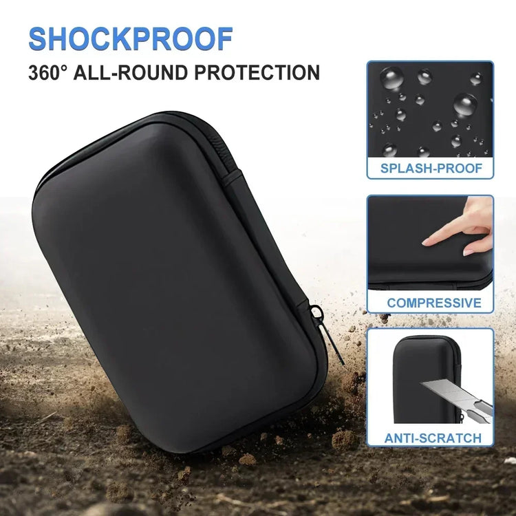 2026 R36S BAG Portable Game Retro Game Console Storage Bag Protective Zipper Carry Bag Eva Hard Handbag For R36S RG353V/ RG35XX