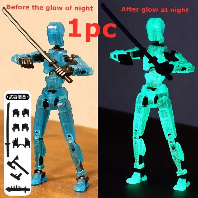 13 Action Figure Titan Multi-Jointed Movable Shapeshift Robot T13 Action Mannequin Character And Dog Figure Toys Gifts