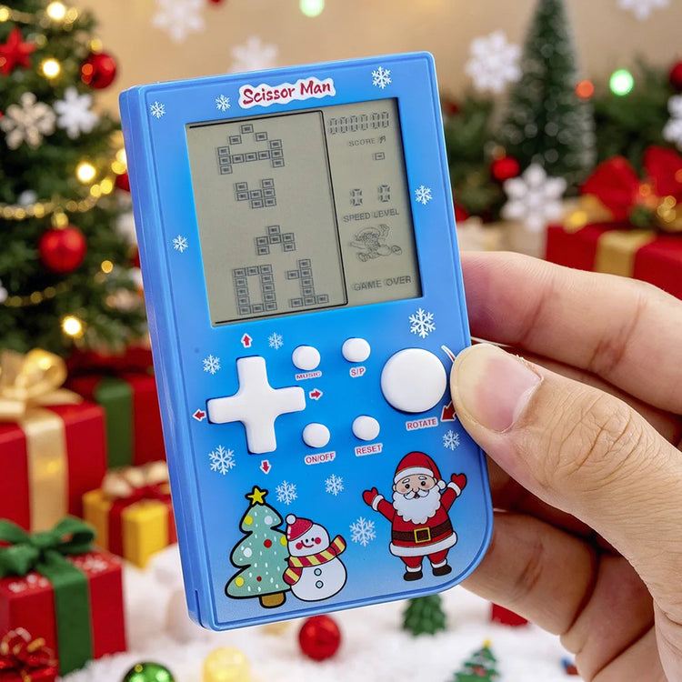Pocket Handheld Game Console 26 In 1 Classic Tetris Game Machine Portable Mini Electronic Game Toy Xmas Stocking Fillers