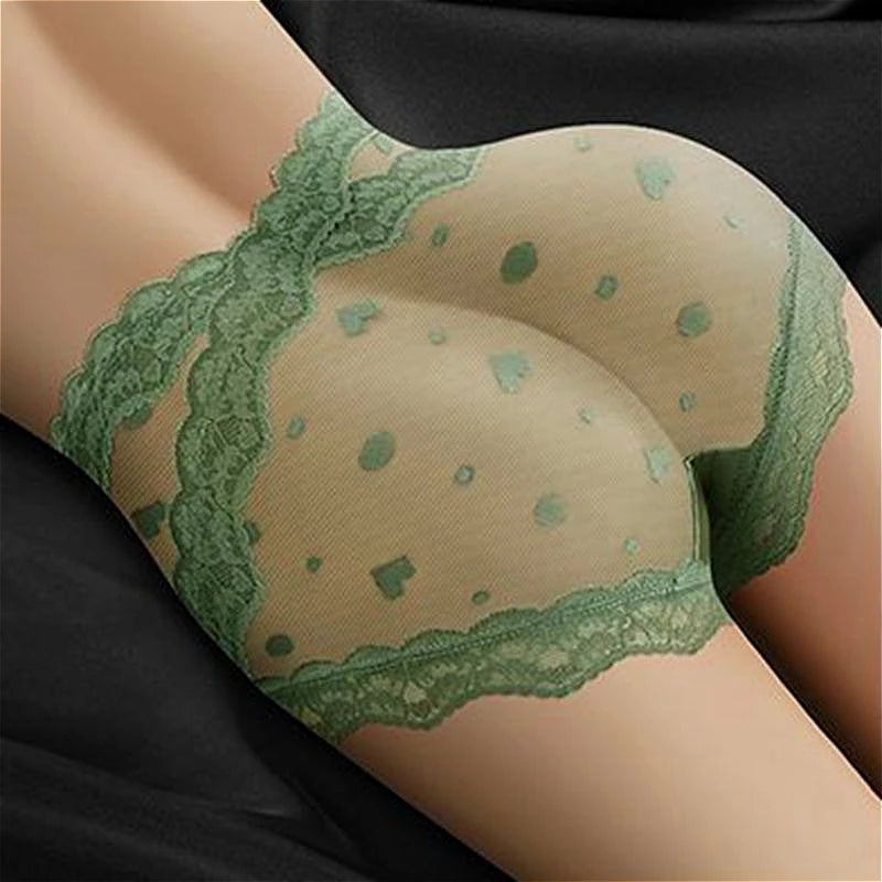 Lace Sexy Underwear Womens Panties High Waist Transparent Briefs Ropa Interior Femenina Butt-up Bikini Bottom Abdomen Breathable