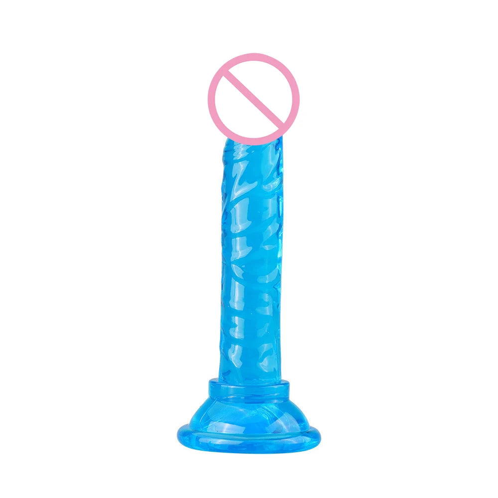 Realistic Dildo Translucent Soft Jelly Huge Dildos Sex Toys for Woman Men Fake Dick Big Penis Anal Butt Plug Erotic Sex Shop