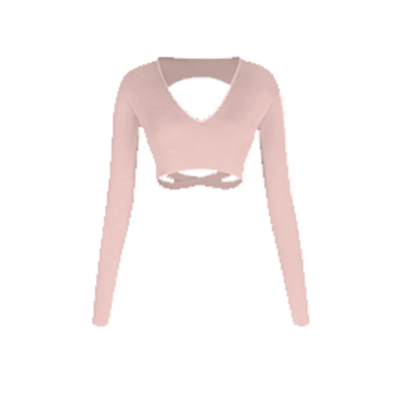 New Latin Dance Clothes Long Sleeves Backless Tops Fringe Skirt Women Cha Cha Rumba Samba Dance Training Practice Wear