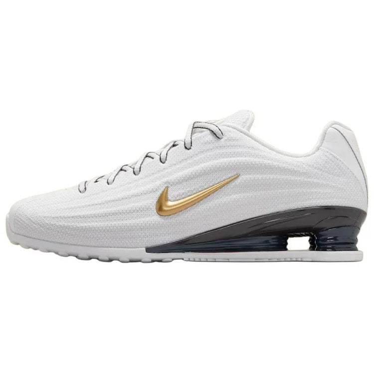 Nike SHOX Z Fashionable Lightweight shock-absorbing Comfortable breathable low-top casual life shoes women Platinum HQ7540-100
