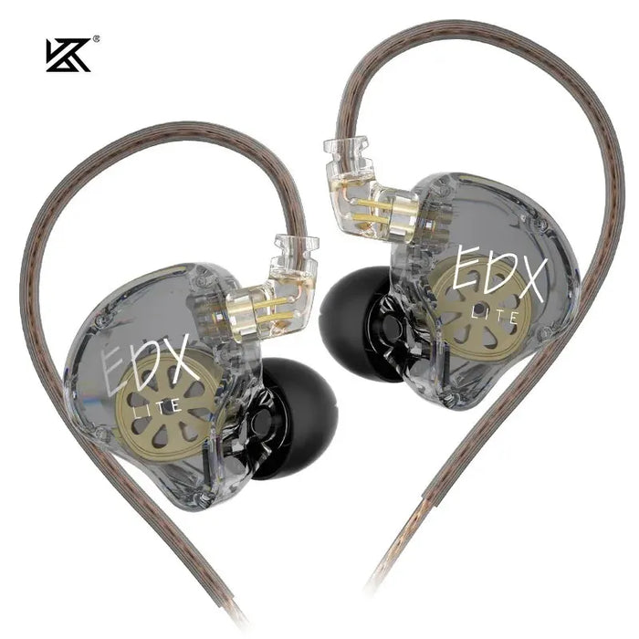 KZ EDX Lite HIFI Bass Earphones Stereo Music Earbuds In Ear Monitor Stage Live Headphones Gaming Sports Headset