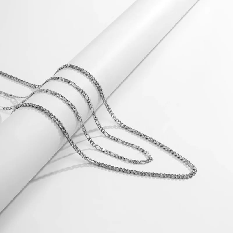 Men’s Adjustable Double Layer Waist Chain Silver Plated Figaro Belly Chain Hip Hop Streetwear Jewelry Accessory for Pants Shorts