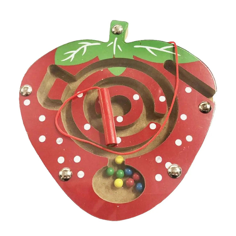Wooden Busy Board Maze Puzzle Activity Toy for Toddlers Montessori Educational Game Fine Motor Skill Handcraft Learning Gift for