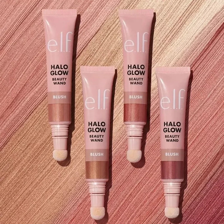 Elf Halo Glow Blush Contour Liquid Contour Blush Stick for Defined Shadows Matte Glow Primer Moisturizing Base Pore-minimizing