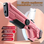 Electric Automatic Water Storage Gun Toys Portable Children Summer Beach Outdoor Fight Fantasy Spray Gun Toys Boy Kid Adult Game