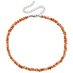 Transparent Crystal Irregular Beaded Choker Necklace for Women Korean Collarbone Clavicle Chain on the Neck Collar Jewelry