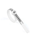 US/UK/EU/HK Size Ring Ruler Ring Measuring Tape Ring Measuring Tool Annular Coil Finger Size Filter with Magnifying Glass