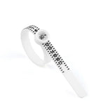US/UK/EU/HK Size Ring Ruler Ring Measuring Tape Ring Measuring Tool Annular Coil Finger Size Filter with Magnifying Glass