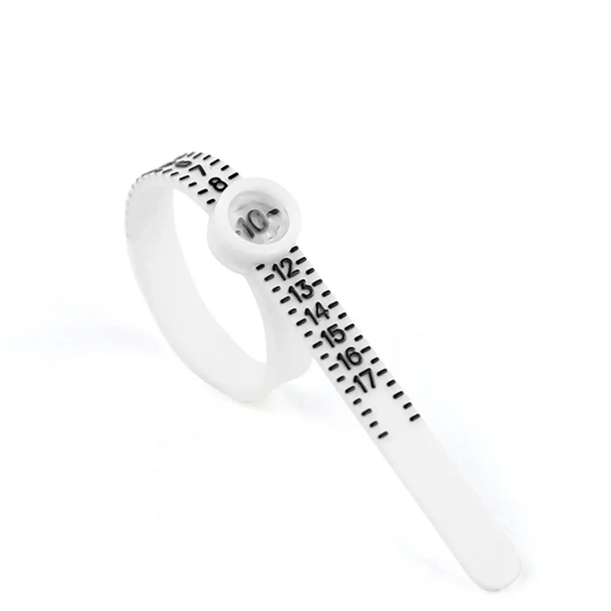 US/UK/EU/HK Size Ring Ruler Ring Measuring Tape Ring Measuring Tool Annular Coil Finger Size Filter with Magnifying Glass