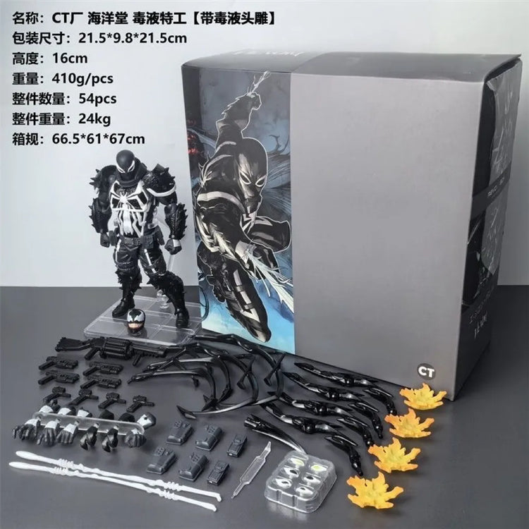 ZD Ct Factory 186 Scarlet Spider Man Amazing Spider-Man Wolverine Comic Version Action Figure Model Doll Ornament In Stock Gift