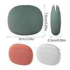 Silicone Cell Phone Cable Bag, Data Cable Storage Box, Travel Earphone, Wire Key, U Drive, USB Rating, Sauna