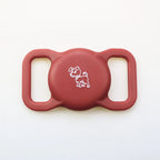 Airtag Dog Collar Holder, [1 Pack] Airtag Holder, Silicone Full Body Covered Protective Air Tag for Pet - Fits All Width