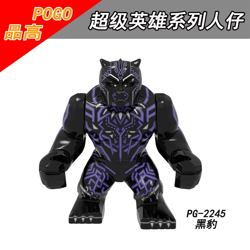 8cm Superhero Building Blocks Avengers Character Venom Model Character Set Building Blocks Toy Boys and Girls Birthday Gifts