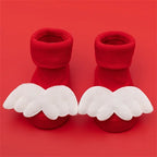 Baby Boys Girls Christmas Red Socks Spring Autumn Winter Anti Slip Cotton Soft Cartoon Floor Sock with Santa Claus Snowman Decor