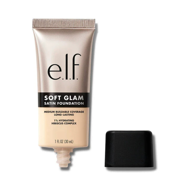 Elf Halo Glow Liquid Filter Waterproof Concealer Foundation Full Coverage for Acne Scars Uneven Skin Tone Long-Lasting Makeup