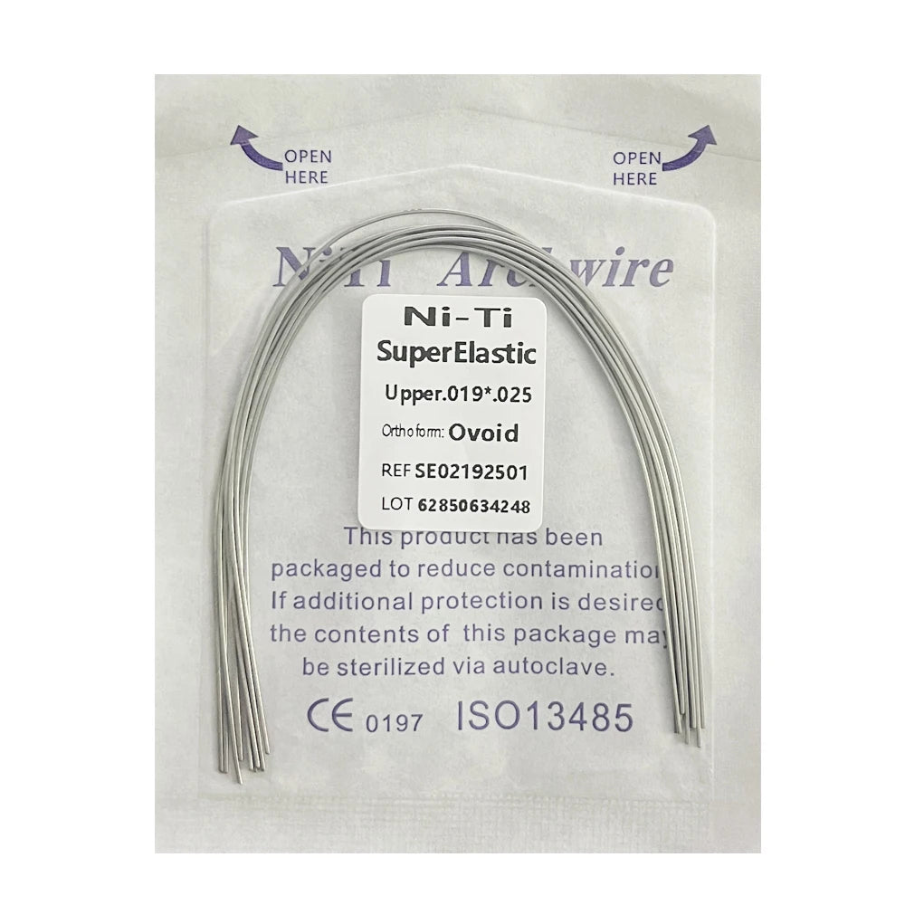 10pcs/Pack AG Dental Orthodontic Arch Wires NITI  Round / Rectangular Oval Form Ortho Arch Wire Dentist Tool