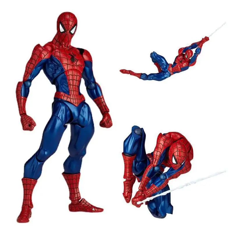 Spiderman Yamaguchi Style No.002 Reissue Articulated Movable Action Figure Boxed Collectible Model Desktop Display Ornament Gift