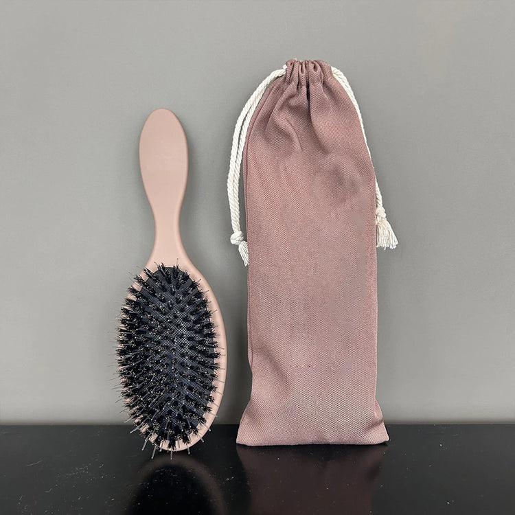 ARLANY Matte Boar Bristle Hair Brush Kit Nylon Teeth Hair Extension Brush Women Cushion Brush Hair Styling Smoothing Detangling