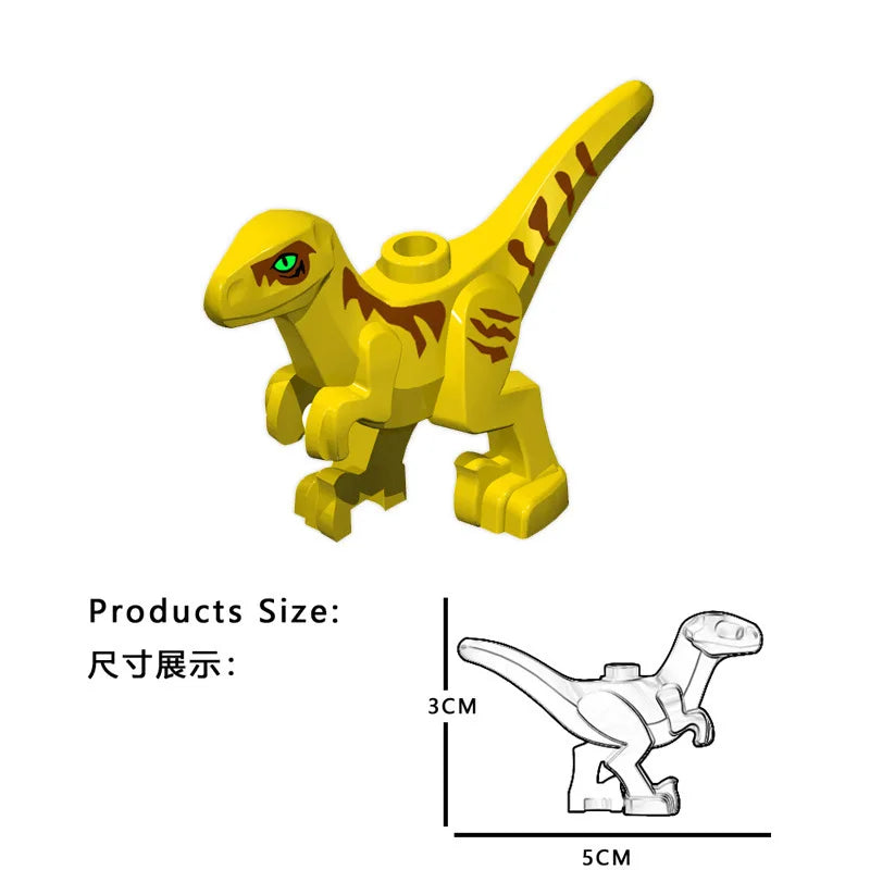 Jurassic Dinosaur Nest Baby Building Blocks Toys Collection Souvenir Gift Birthday Jurassic Rex Raptor