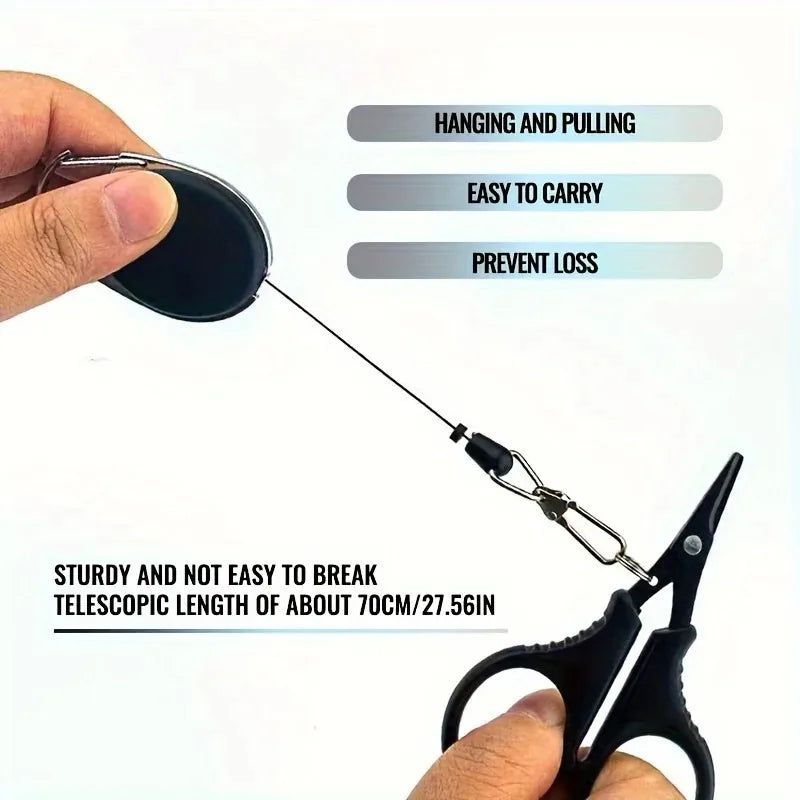 Stainless Steel Fishing Scissor Plier Cut PE Braid Line Cutter Plies Carp Fishing Accessories Tools