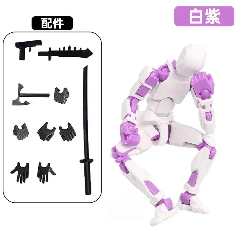 13 Action Figure Titan Multi-Jointed Movable Shapeshift Robot T13 Action Mannequin Character And Dog Figure Toys Gifts